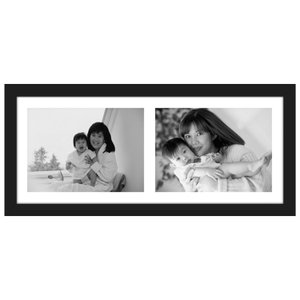 Quadro Painel de Fotos com Capacidade para 2 Fotos 50x20cm Quadro Painel de Fotos com Capacidade para 2 Fotos 50x20cm