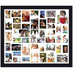 Quadro Painel de Fotos com Capacidade para 47 Fotos 130x110cm Quadro Painel de Fotos com Capacidade para 47 Fotos 130x110cm