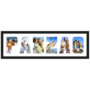 Quadro Painel de Fotos com Escrita Paizão para 6 Fotos 70x20cm Quadro Painel de Fotos com Escrita Paizão para 6 Fotos 70x20cm
