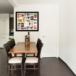 Quadro Painel de Fotos Decorativo para 27 Fotos 110x90cm