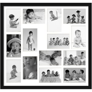 Quadro Painel de Fotos para 14 Fotos 60x50cm Quadro Painel de Fotos para 14 Fotos 60x50cm