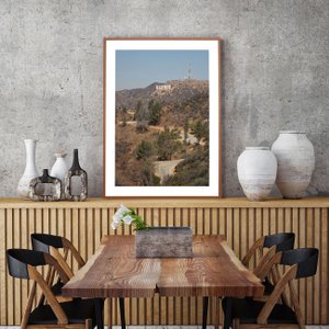 Quadro Paisagem com o Famoso Letreiro de Hollywood 60x80 cm