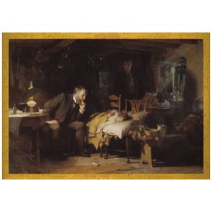 Quadro Reprodução de Obra de Arte The Doctor 58x41cm Quadro Reprodução de Obra de Arte The Doctor 58x41cm