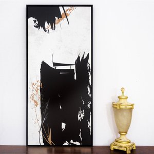 Quadro Tela Canvas Arte Moderna Desenho Abstrato 50x110 cm
