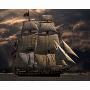 Quadro Tela Canvas Decorativa Náutico Navio 120x90cm Quadro Tela Canvas Decorativa Náutico Navio 120x90cm