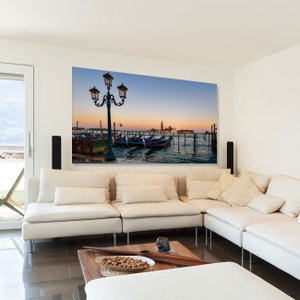 Quadro Tela Canvas Gôndolas em Veneza 150x100cm