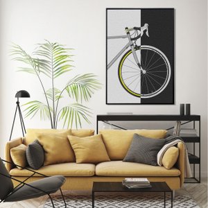 Quadro Tela Decorativa Bicicleta Speed por Dorival Moreira