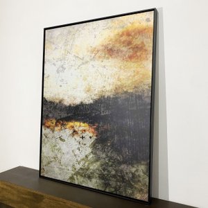 Tela Canvas Abstrata Moderna: Elegância e Expressão com Moldura Preta Tela Canvas Abstrata Moderna: Elegância e Expressão com Moldura Preta