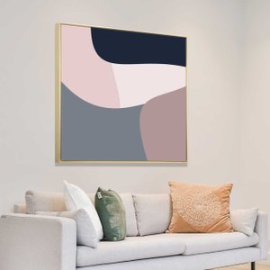 Tela Canvas Geométrica Colorida Moldura Natural para Decorar com Estilo e Personalidade Tela Canvas Geométrica Colorida Moldura Natural para Decorar com Estilo e Personalidade