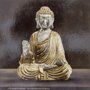 Gravura em Alto Brilho para Quadros Buda Meditando 16x16cm