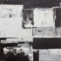 Gravura para Quadros Abstrato em Preto e Branco por David Sedalia 70x70cm