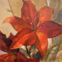 Gravura para Quadros Flores Vermelhas por Lanie Loreth II - 30x30cm