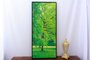 Kit de Telas Decorativas com Moldura Parque com Árvores Floridas Kit com 3 quadros 58x133cm