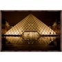 Quadro Grande Decorativo Museu do Louvre em Paris 150x100cm