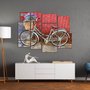 Conjunto de Quadros Bicicleta por Dorival Moreira 150x110 cm