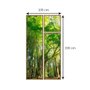 Conjunto de Quadros Paisagem Verde Floresta Kit com 3 Quadros 110x200 cm
