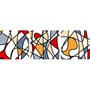 Conjunto de Telas Decorativas Abstratas Kit com 3 Telas de 100x100 cm