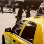 Gravuras para Quadros Táxi Amarelo de Nova York 30x30cm