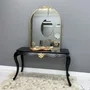 Espelho  Clássico com Moldura Dourada Folheada à Mão Formato Janela 90x120 CM