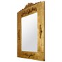 Espelho Clássico com Moldura em Folha de Ouro 90x140 cm