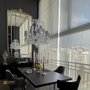 Espelho Clássico Decorativo Royale com Moldura e Apliques Folheados em Prata 120x220 cm