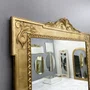Espelho Clássico Imperiale Folheado à Mão Dourado Envelhecido 130x120CM