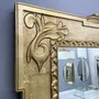 Espelho Clássico Imperiale Folheado à Mão Dourado Envelhecido 130x120CM