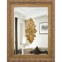 Espelho Clássico Moldura Dourada Sombreada com Adornos 70x90cm