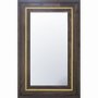 Espelho com Moldura Marrom e Dourada 80x130cm