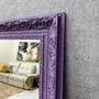 Espelho Cristal Decorativo Lilás Retrô Plus