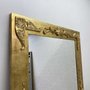 Espelho de Chão Sob Medida Clássico com Moldura em Folha de Ouro 135x215 cm