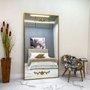 Espelho Decorativo Clássico com Moldura Dourada - Luxuosidade para seu ambiente