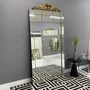 Espelho Decorativo Clássico Grande com Moldura Espelhada 120X245CM