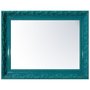 Espelho Cristal Decorativo com Moldura Azul Retrô Plus