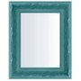 Espelho Decorativo com Moldura Azul Retrô