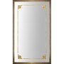 Espelho Decorativo com Moldura Dourada Clássica e Apliques Dourados