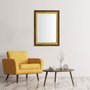 Espelho Cristal Decorativo Moderno na Cor Ouro - DPAD0311