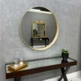 Espelho Decorativo Redondo com Borda Avançada Fatiada - Escolha o Acabamento
