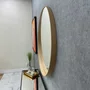 Espelho Decorativo Redondo com Borda Avançada Fatiada - Escolha o Acabamento