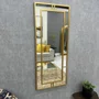 Espelho Grade Decorativo Moderno com Moldura Laqueada: Resistência com Elegância 50x120CM