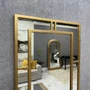 Espelho Grade Decorativo Moderno com Moldura Laqueada: Resistência com Elegância 50x120CM