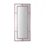 Espelho Grade Decorativo Moderno com Moldura Laqueada: Resistência com Elegância