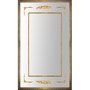 Espelho Grande Clássico com Moldura Dourada e Apliques Folheados