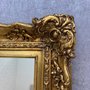 Espelho Grande de Chão Corpo Inteiro com Moldura Clássica Dourada Folheada à  Mão