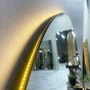 Espelho Infinity Orgânico de Chão Moderno com Borda Infinita e LED Embutido