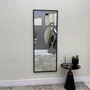 Espelho Moderno Decorativo com Moldura Preta sem Bisotê  60X160CM