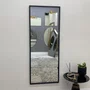 Espelho Moderno Decorativo com Moldura Preta sem Bisotê  60X160CM