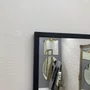 Espelho Moderno Decorativo com Moldura Preta sem Bisotê  60X160CM