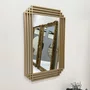 Espelho Moderno Retangular: Design Elegante, Moldura em MDF Vazado 50x80CM
