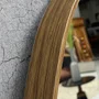 Espelho Orgânico com Borda Amadeirada: Estilo Natural e Elegante para sua Decoração